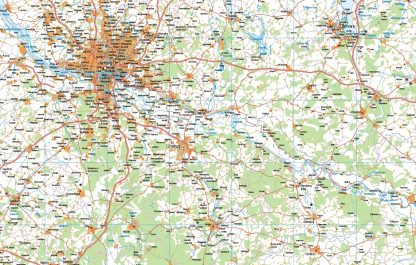 Mapa Alemania norte carreteras