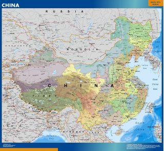 Mapa parede faibo espanha e portugal plastificiado enrola